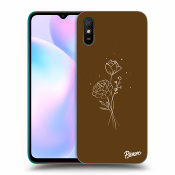 Picasee ULTIMATE CASE für Xiaomi Redmi 9A - Brown flowers
