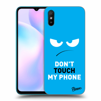 Hülle für Xiaomi Redmi 9A - Angry Eyes - Blue
