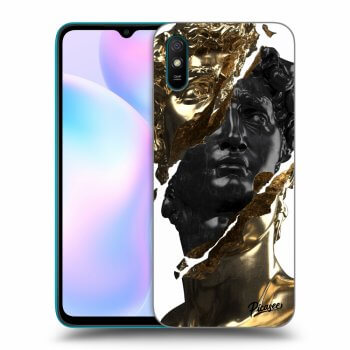 Hülle für Xiaomi Redmi 9A - Gold - Black