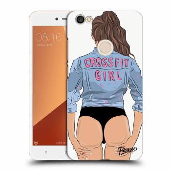 Picasee Xiaomi Redmi Note 5A Prime Hülle - Transparenter Kunststoff - Crossfit girl - nickynellow