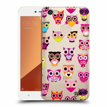 Picasee Xiaomi Redmi Note 5A Prime Hülle - Transparenter Kunststoff - Owls