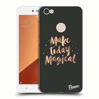 Picasee Xiaomi Redmi Note 5A Prime Hülle - Transparentes Silikon - Make today Magical