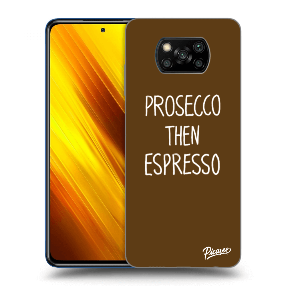 Picasee ULTIMATE CASE für Xiaomi Poco X3 - Prosecco then espresso