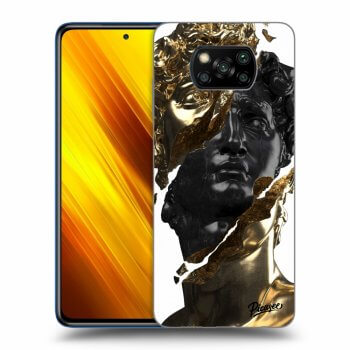 Hülle für Xiaomi Poco X3 - Gold - Black