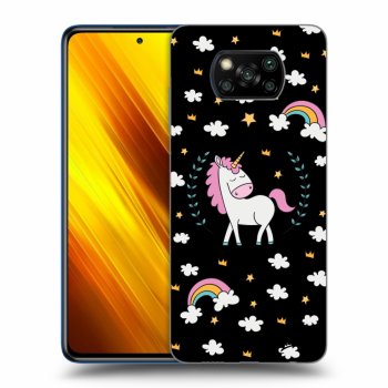 Hülle für Xiaomi Poco X3 - Einhorn Sternenhimmel