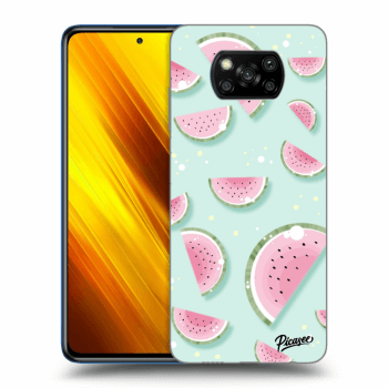 Picasee Xiaomi Poco X3 Hülle - Transparentes Silikon - Watermelon 2