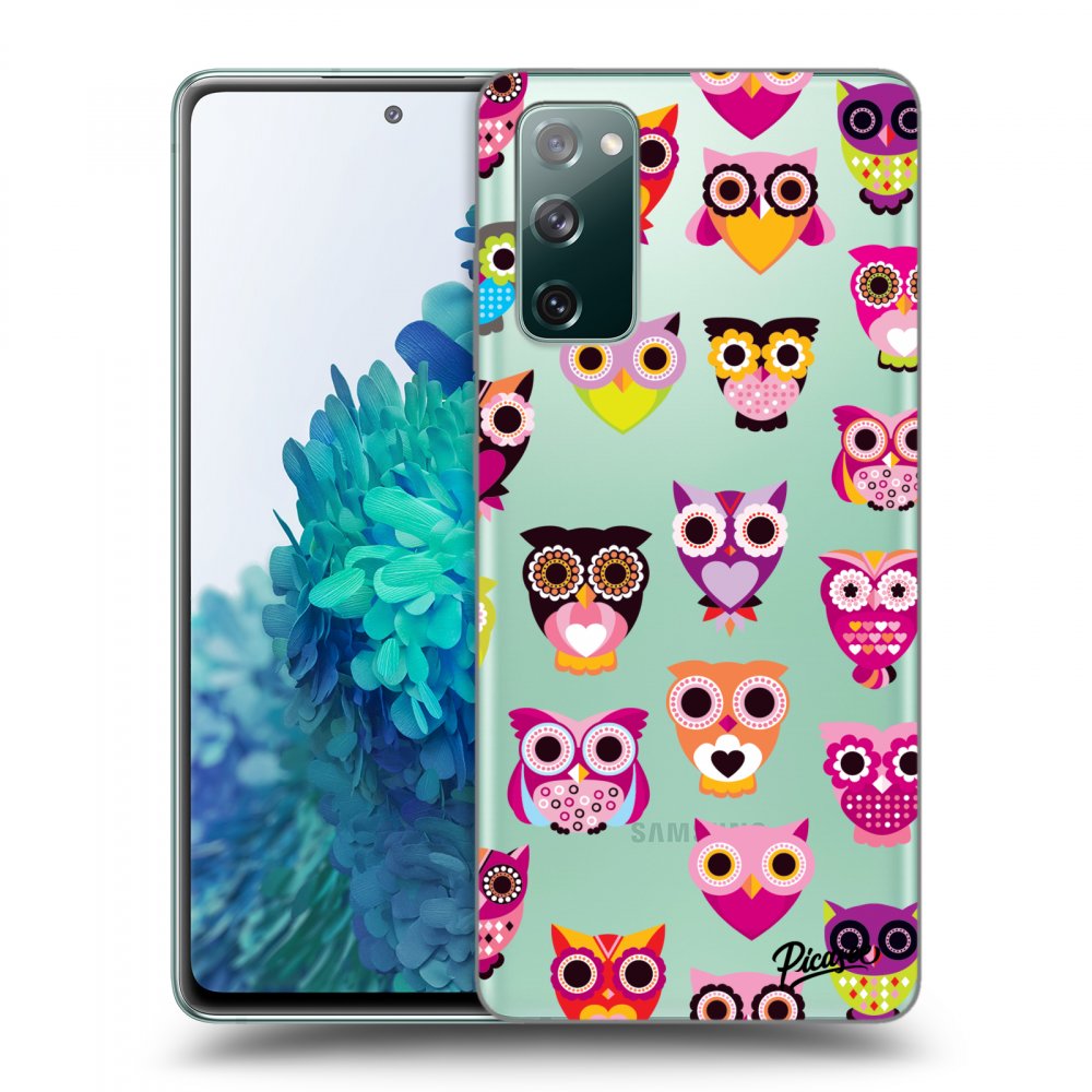Picasee Samsung Galaxy S20 FE Hülle - Transparentes Silikon - Owls