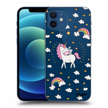 Picasee Apple iPhone 12 Hülle - Transparentes Silikon - Unicorn star heaven