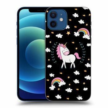 Hülle für Apple iPhone 12 - Einhorn Sternenhimmel