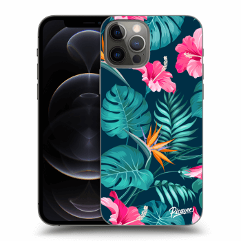 Picasee ULTIMATE CASE für Apple iPhone 12 Pro - Pink Monstera