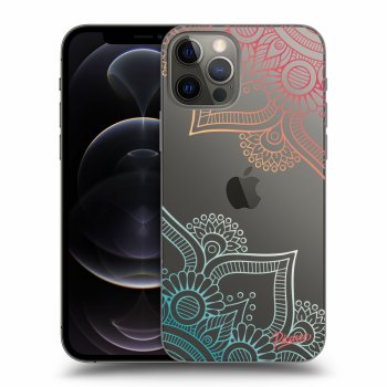 Picasee Apple iPhone 12 Pro Hülle - Transparentes Silikon - Flowers pattern