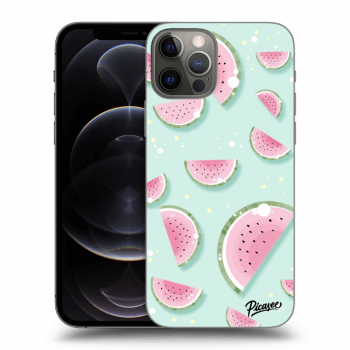 Picasee Apple iPhone 12 Pro Hülle - Transparentes Silikon - Watermelon 2