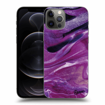 Hülle für Apple iPhone 12 Pro - Purple glitter