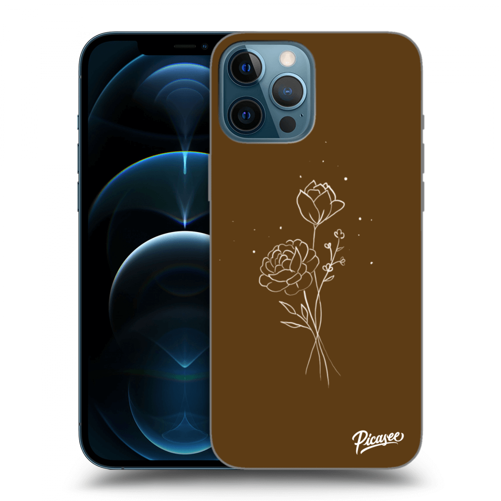 Picasee ULTIMATE CASE für Apple iPhone 12 Pro Max - Brown flowers