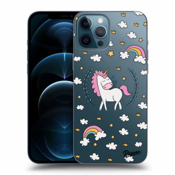 Picasee Apple iPhone 12 Pro Max Hülle - Transparentes Silikon - Unicorn star heaven