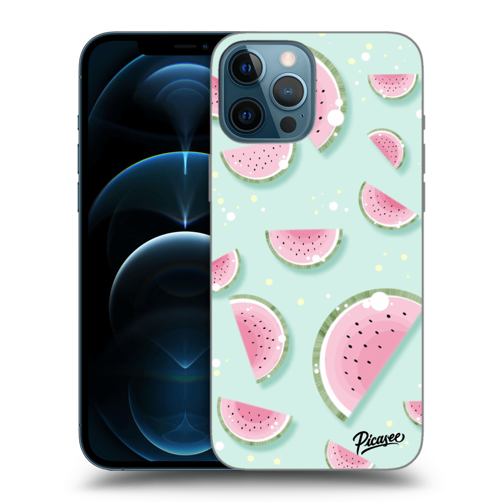 Picasee Apple iPhone 12 Pro Max Hülle - Transparentes Silikon - Watermelon 2