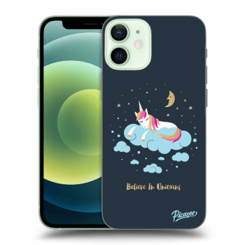 Picasee Apple iPhone 12 mini Hülle - Transparentes Silikon - Believe In Unicorns