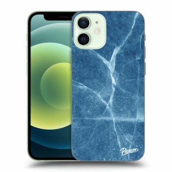 Picasee Apple iPhone 12 mini Hülle - Transparentes Silikon - Blue marble