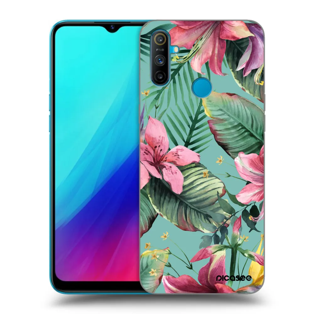 Picasee Realme C3 Hülle - Schwarzes Silikon - Hawaii