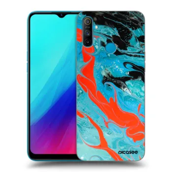 Hülle für Realme C3 - Blue Magma