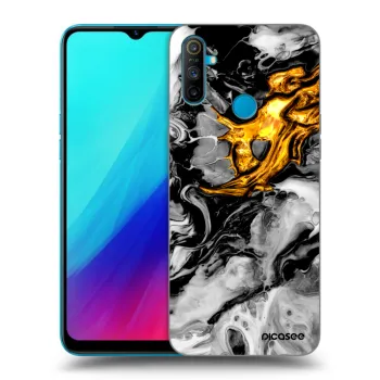 Hülle für Realme C3 - Black Gold 2