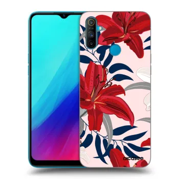 Hülle für Realme C3 - Red Lily