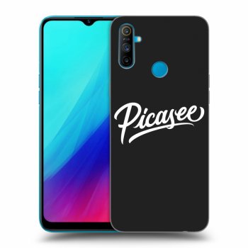 Picasee Realme C3 Hülle - Schwarzes Silikon - Picasee - White