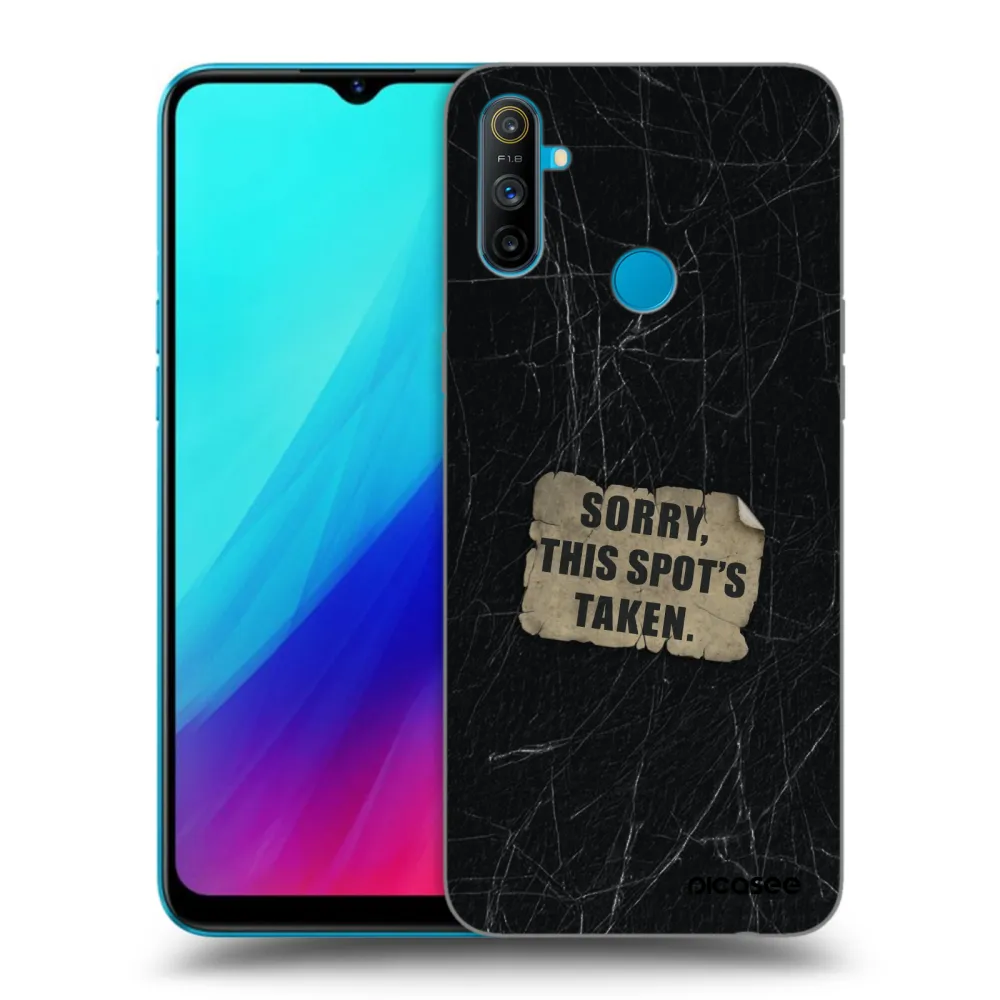 Picasee Realme C3 Hülle - Schwarzes Silikon - SORRY