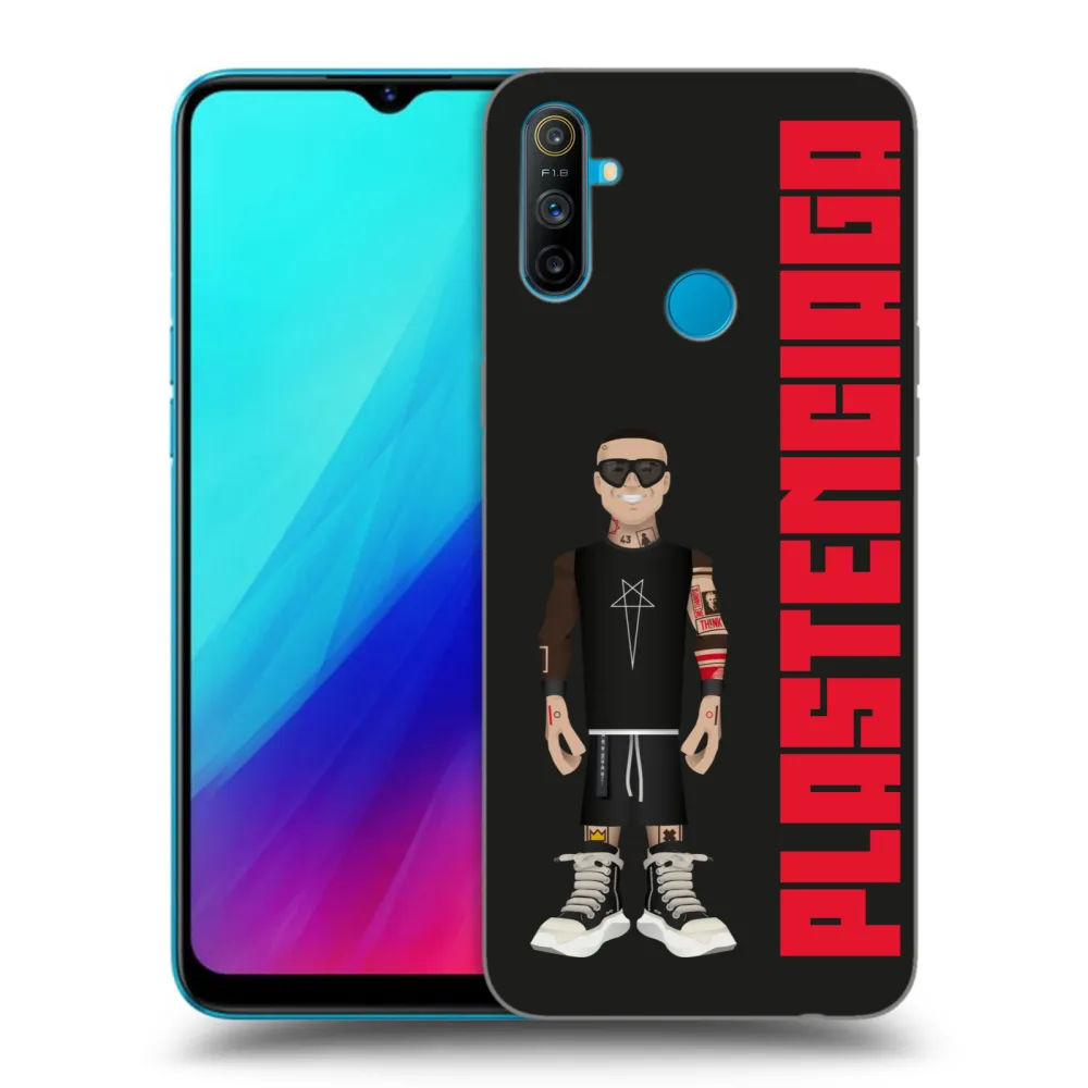 Picasee Realme C3 Hülle - Schwarzes Silikon - Tomáš Rajchl