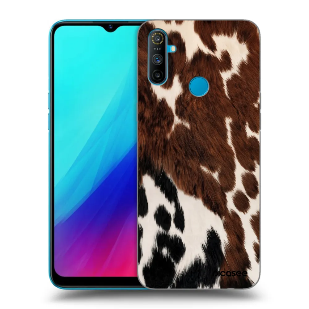 Picasee Realme C3 Hülle - Schwarzes Silikon - Rust