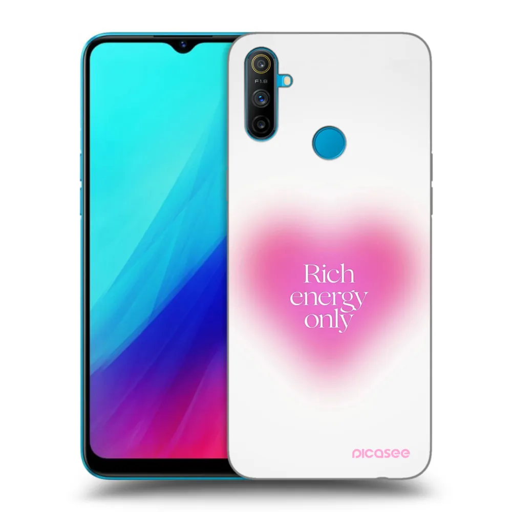 Picasee Realme C3 Hülle - Schwarzes Silikon - Rich Energy