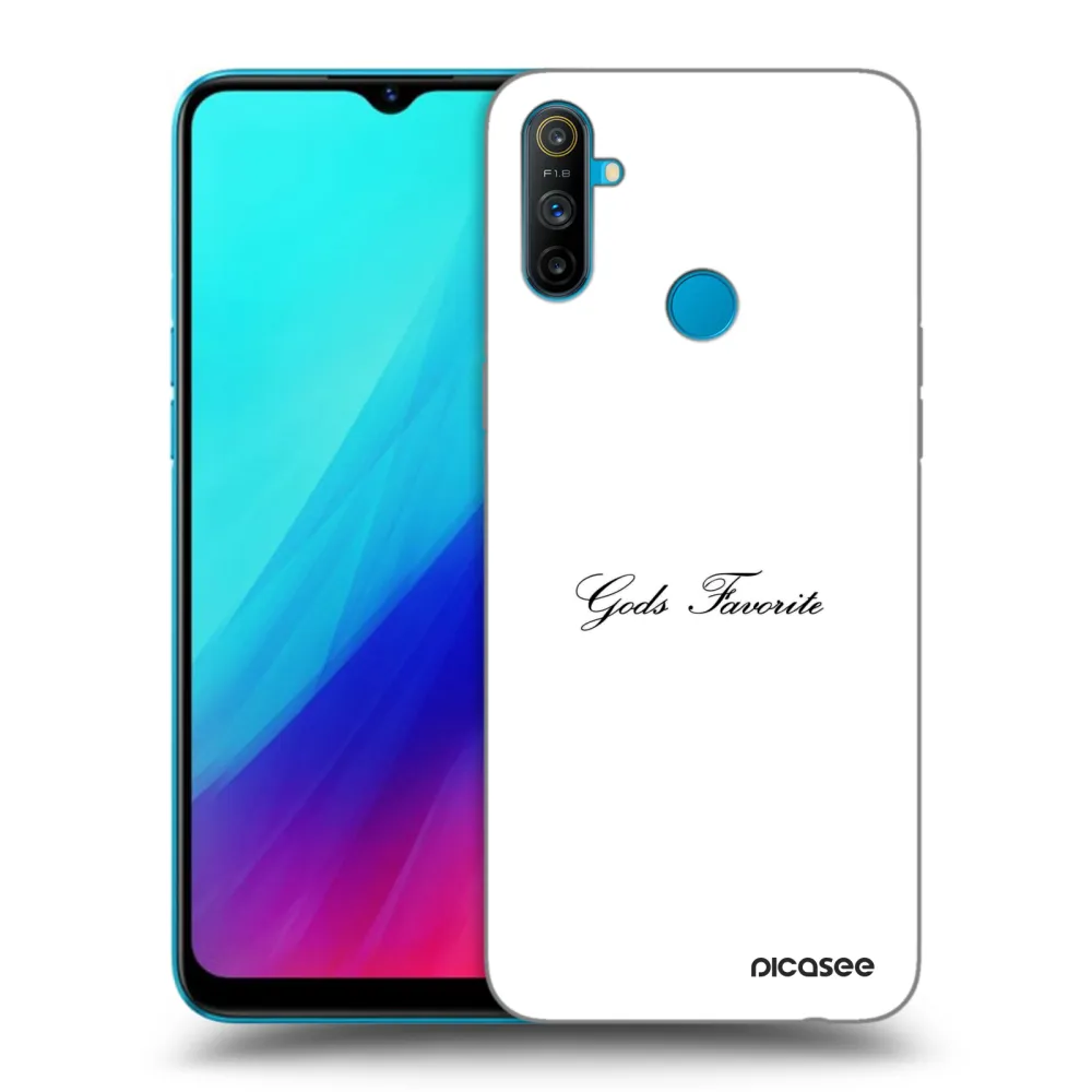 Picasee Realme C3 Hülle - Schwarzes Silikon - Gods Favorite