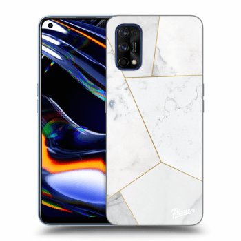 Hülle für Realme 7 Pro - White tile