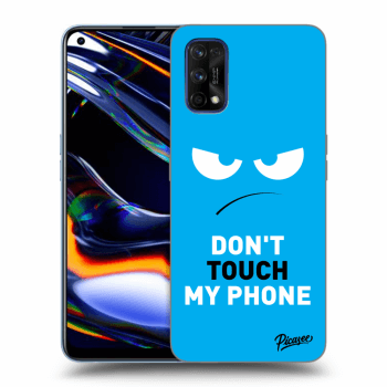 Hülle für Realme 7 Pro - Angry Eyes - Blue