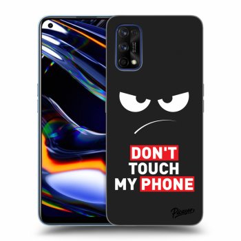 Picasee Realme 7 Pro Hülle - Schwarzes Silikon - Angry Eyes - Transparent