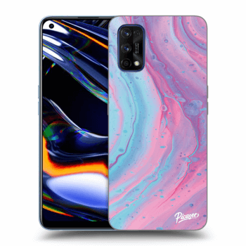 Hülle für Realme 7 Pro - Pink liquid