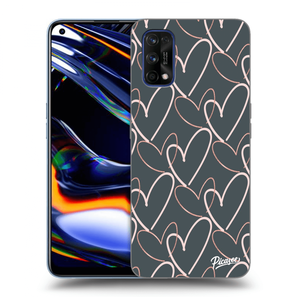 Picasee Realme 7 Pro Hülle - Transparentes Silikon - Lots of love