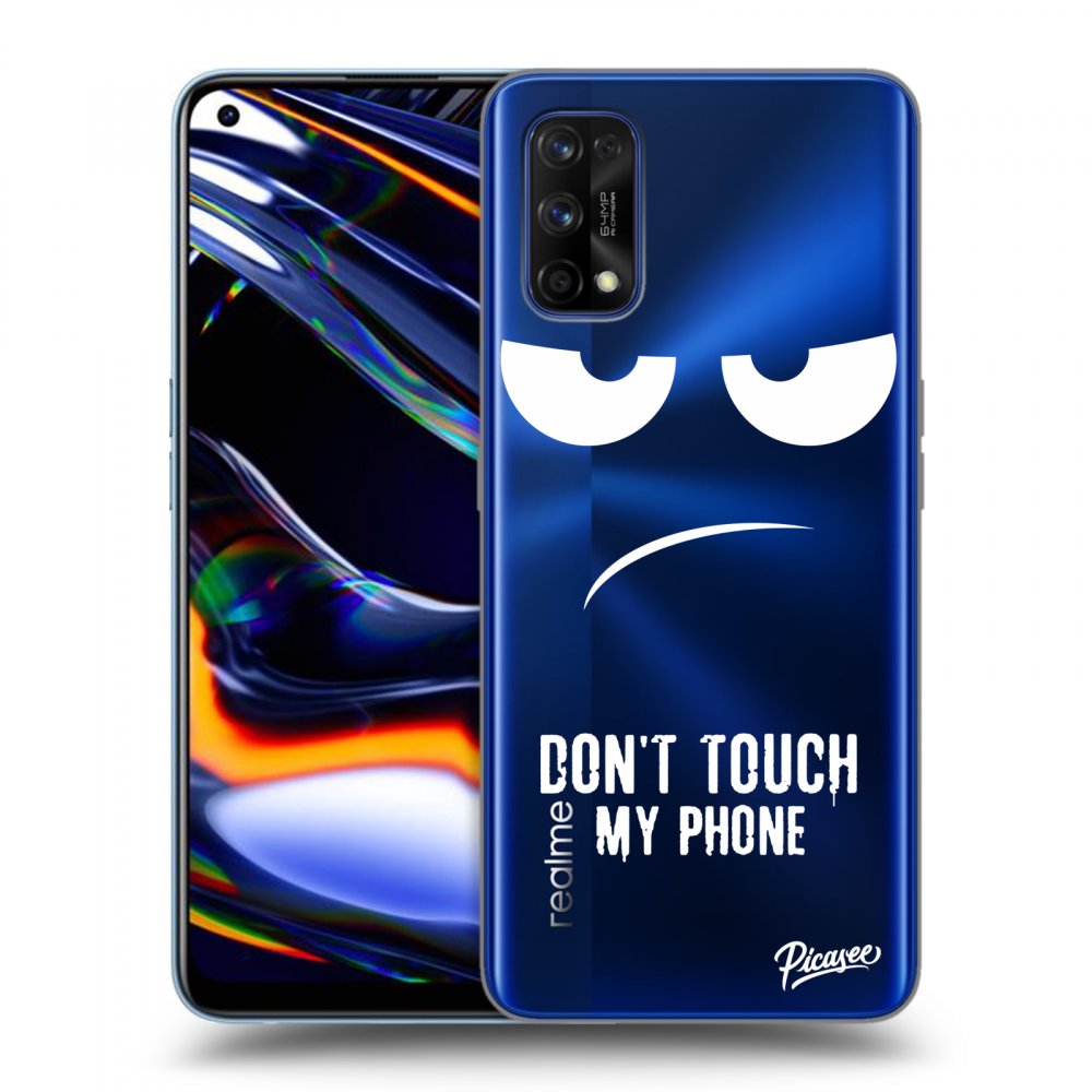 Picasee Realme 7 Pro Hülle - Transparentes Silikon - Don't Touch My Phone