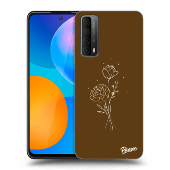 Hülle für Huawei P Smart 2021 - Brown flowers