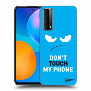 Hülle für Huawei P Smart 2021 - Angry Eyes - Blue
