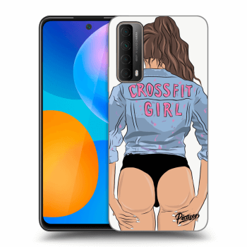 Picasee Huawei P Smart 2021 Hülle - Schwarzes Silikon - Crossfit girl - nickynellow
