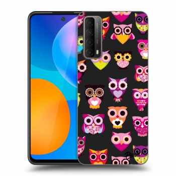 Picasee Huawei P Smart 2021 Hülle - Schwarzes Silikon - Owls