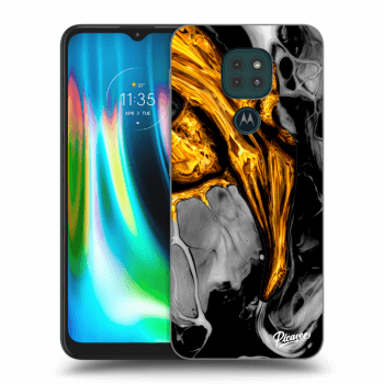 Hülle für Motorola Moto G9 Play - Black Gold