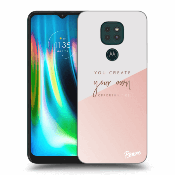Picasee Motorola Moto G9 Play Hülle - Transparentes Silikon - You create your own opportunities