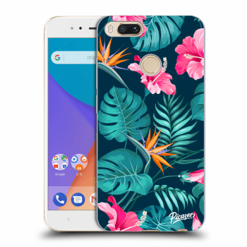 Hülle für Xiaomi Mi A1 Global - Pink Monstera