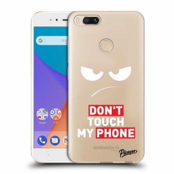 Hülle für Xiaomi Mi A1 Global - Angry Eyes - Transparent