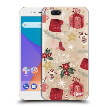 Picasee Xiaomi Mi A1 Global Hülle - Transparentes Silikon - Christmas