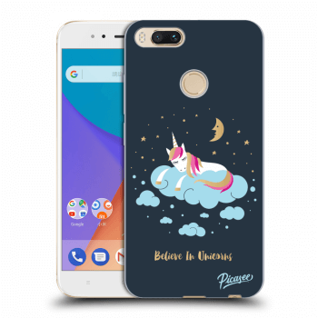 Picasee Xiaomi Mi A1 Global Hülle - Transparentes Silikon - Believe In Unicorns