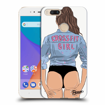 Picasee Xiaomi Mi A1 Global Hülle - Transparentes Silikon - Crossfit girl - nickynellow