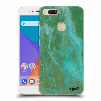 Hülle für Xiaomi Mi A1 Global - Green marble